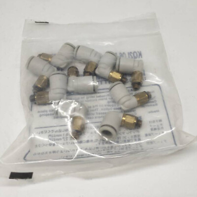 10pcs brand New SMC KQ2L08-04AS Bending quick connector Fast Ship #WD1