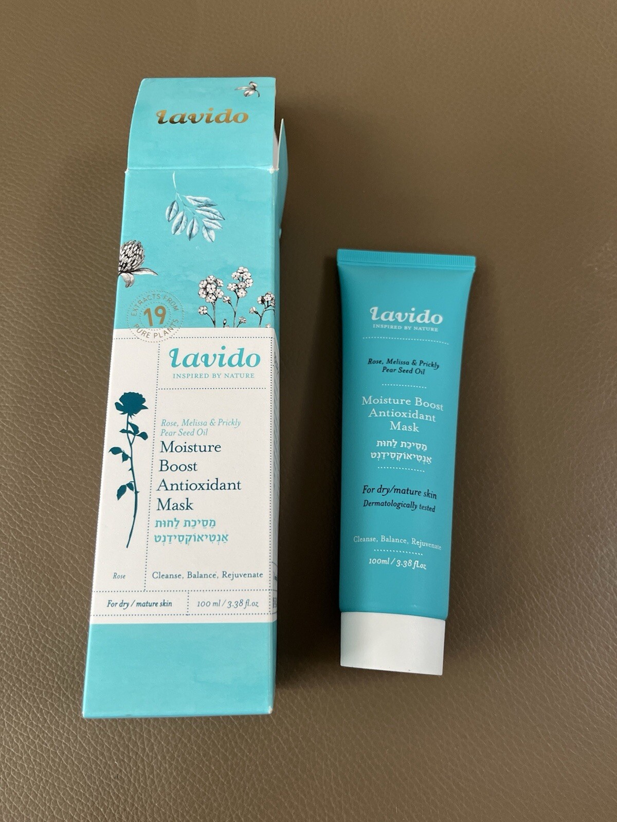 Lavidio ROSE Moisture Boost Antioxidant Mask 100ml 3.38oz New Sealed