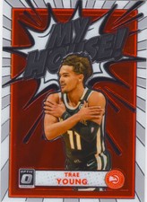 Trae Young 2020-21 Optic Basketball My House Insert Chrome Card #17 Hawks NBA