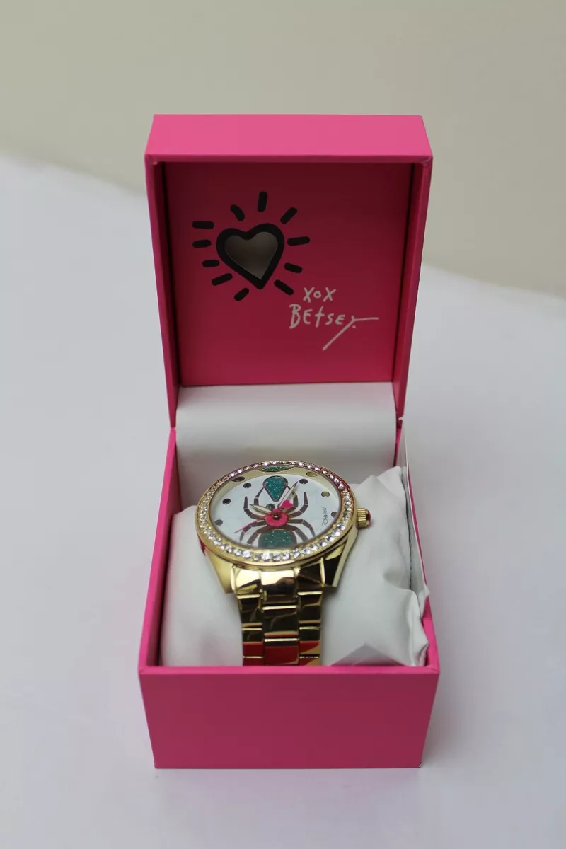 Betsey johnson spider best sale watch