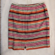 Talbot's Feminine Boho Linen Pencil Skirt Size 4P