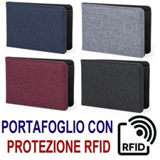 PORTA CARTE DI CREDITO PROTETTIVO RFID CLONAZIONE ANTIFRODE BANCOMAT PORTAFOGLIO