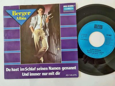 Albin Berger - Du hast im Schlaf seinen Namen genannt 7'' Vinyl Europe