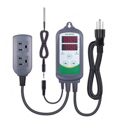 Inkbird ITC-308S Reptile Temperature Controller Thermostat Outlet NTC Probe 110v