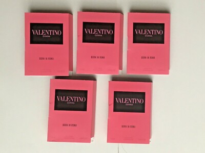 5 x Valentino Donna Born In Roma Eau De Parfum EDP Spray Sample
