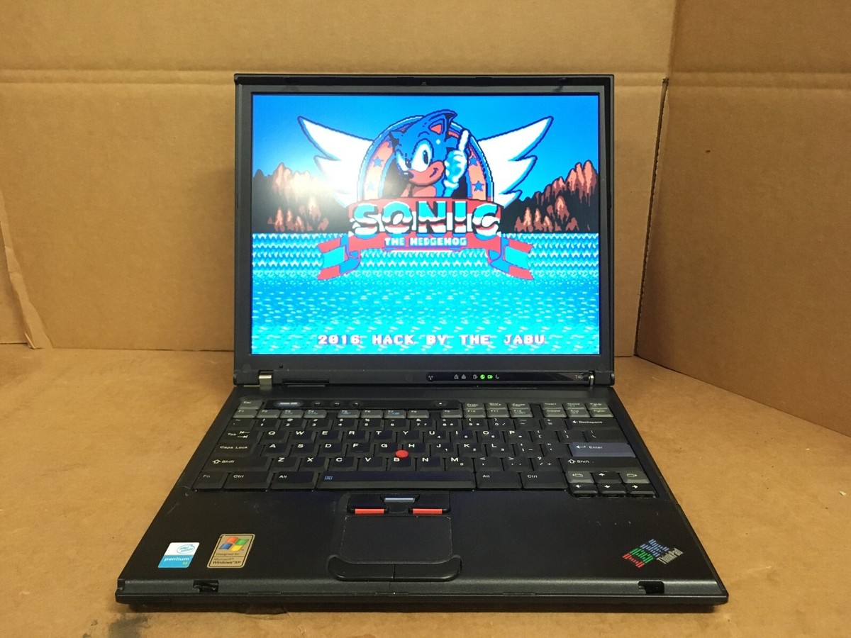 IBM T40 vintage laptop 40GB HDD 512MB RETRO GAMING computer