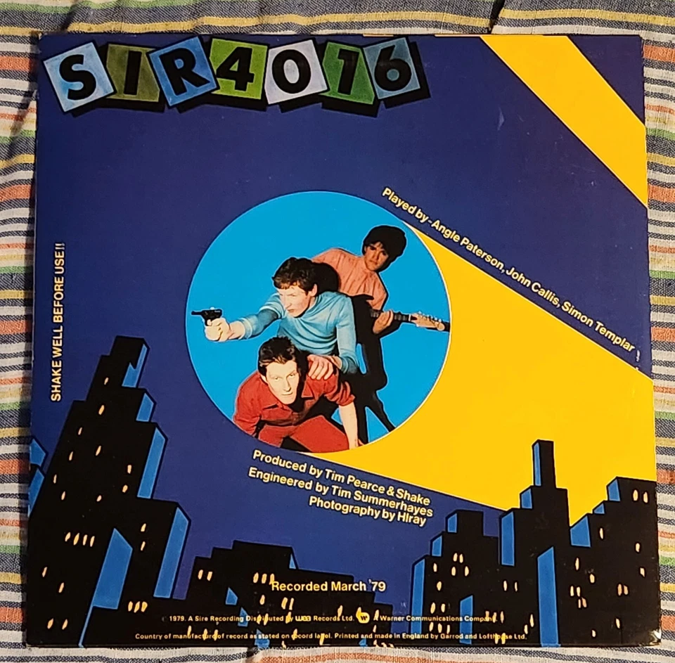 Shake - Culture Shock 10" EP Rezillos Revillos Jo Callis Scottish punk vinyl - Image 2 of 4