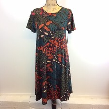 LuLaRoe Womens Size XS Multi Color Floral Print Dress NWT! $55
