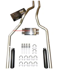 01-06 Chevrolet GMC Truck 6.0L / 8.1L Mandrel Dual Exhaust w/ 14" MagnaFlow