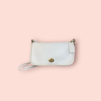 COACH Vintage Preecreed Dinky Shoulder Mini Clutch Bag Luxury