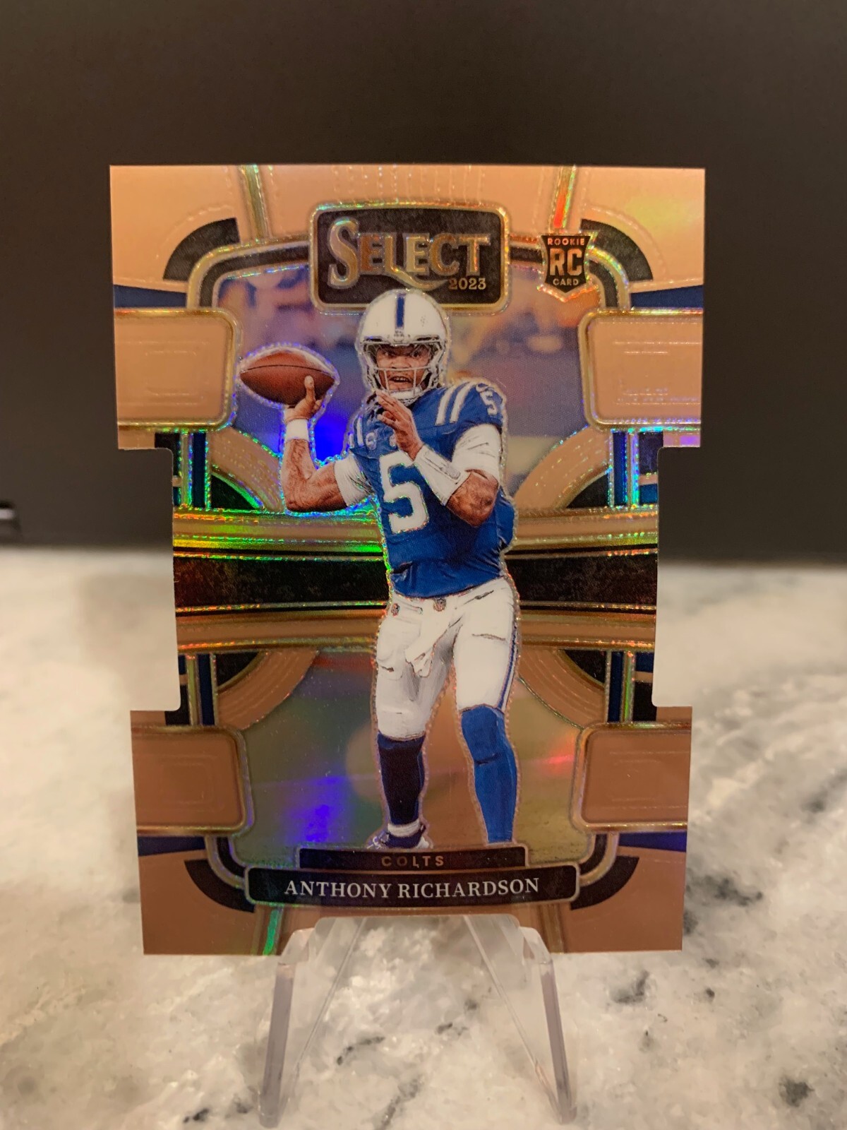 2023 Panini Select - Anthony Richardson Concourse Copper Die Cut Prizm /299