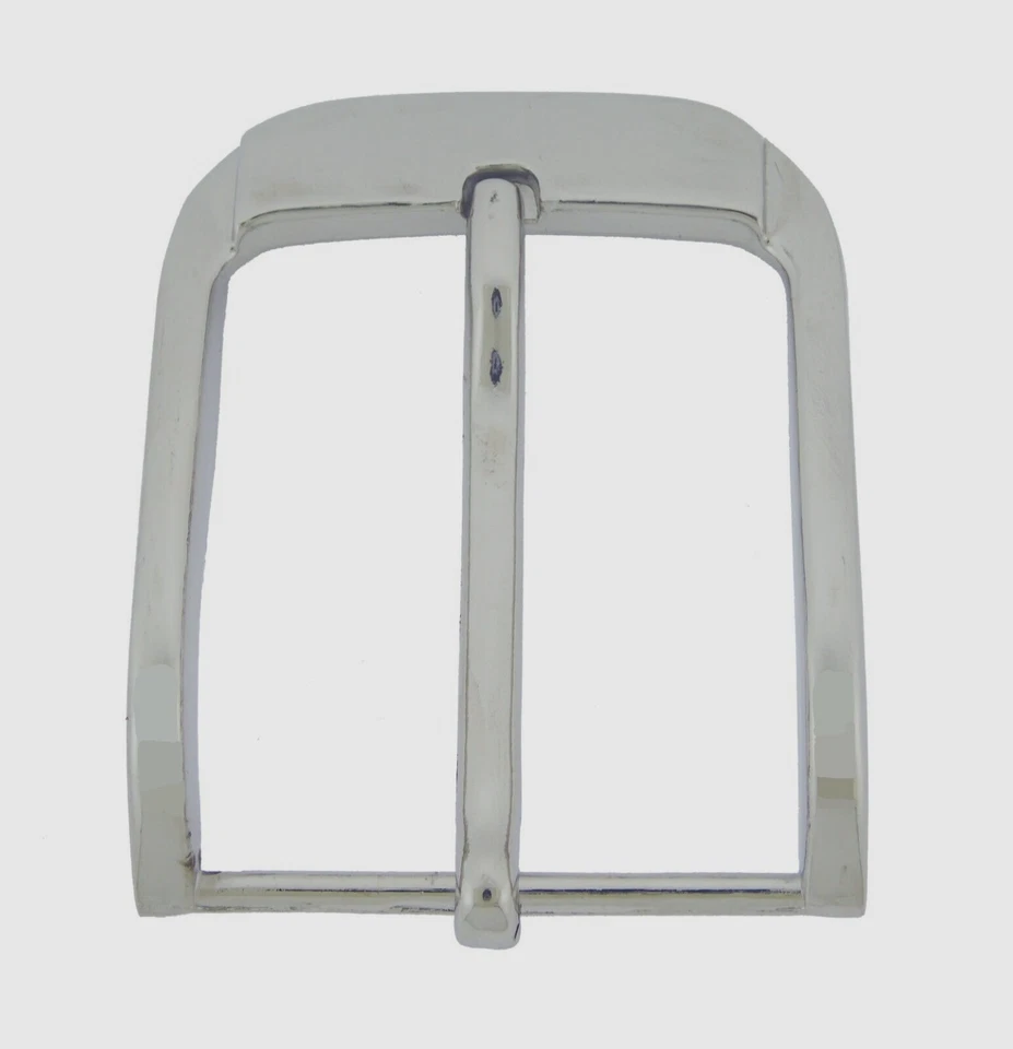 Pin Belt Buckles for Men's 1.25" 1 1/4" Inch 32mm Wide Belt Silver Prong Replace - Image 2 of 4