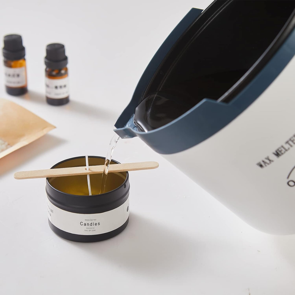 Candle Melting Pot, Electric Wax Melter for Candle Making with Pouring