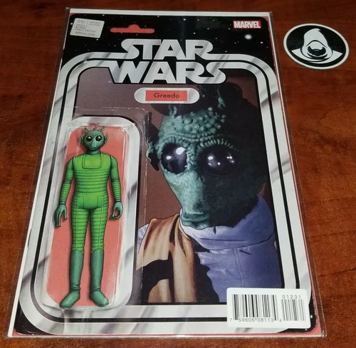 Star Wars (2015) #12 Action Figure variant cover (Greedo), single Marvel comic