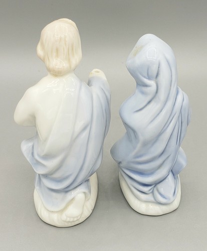 Vintage Lefton Nativity Mary & Joseph Figurines #01735. - Picture 2 of 4