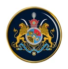 Iran Imperial Coat of Arms Pin Badge