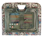 Mcm-1970 Sears Knitting Needle Kit Portfolio ~ Folding Case ~ Paisley Design