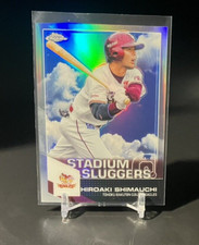 2021 Topps Chrome NPB Hiroaki Shimauchi Stadium Sluggers #SL-12 Rakuten Eagles