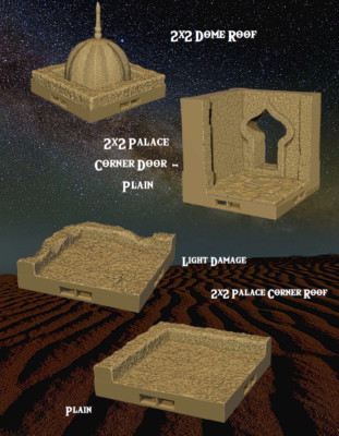 Deserts Old Damascus Palace Part 1 - Pathfinder - Dungeons & Dragons - RPG - Tab