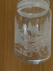 AVON PRESIDENT'S CLUB HOLIDAY GIFT - GLASS COOKIE JAR ETCHED SLEIGH DESIGN  — photo 4