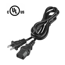 6ft UL AC Power Cord Charger Cable For Sony KDL-46WL140 KDL-46XBR6 Bravia TV LED