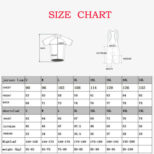 Mens Team Cycling Short Sleeve Jerseys Cycling Jersey cycling shorts RIDING TOPS - Picture 4 of 14
