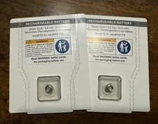 2 Oticon Rechargeable Lithium Ion Battery Batteries MiniRITE R RIC + Tool