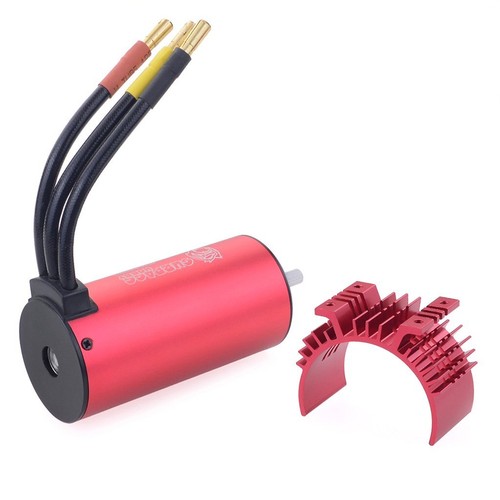 Surpass KK 3674 Waterproof Motor+120A ESC+Heat Sink+Program card for 1/8 RC Car - Picture 2 of 16
