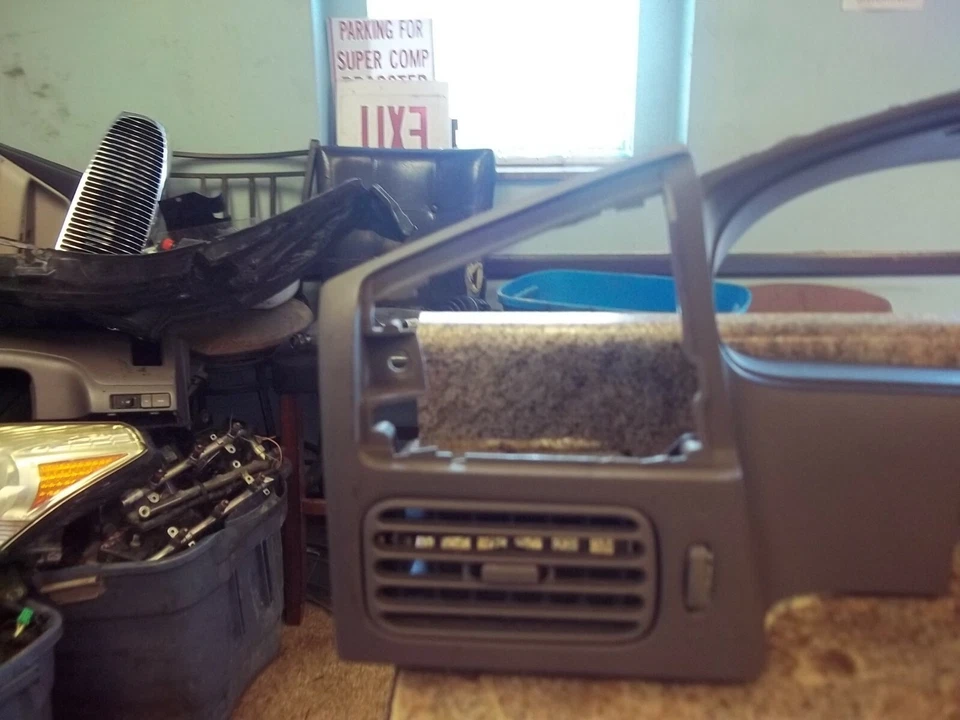 00-02 Nissan Quest Van SE Usado Salpicadero Velocímetro Cluster Bisel Cubierta de Borde Foto 3 de 4