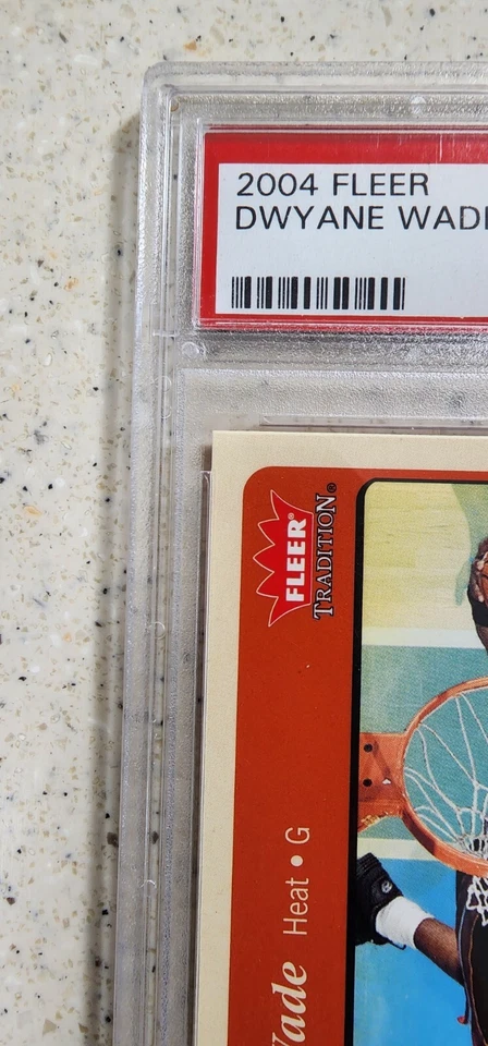 2004-05 Fleer Tradition #216 Dwyane Wade PSA 10 LOW POP (9) 2nd Year Miami Heat! - Image 2 of 4