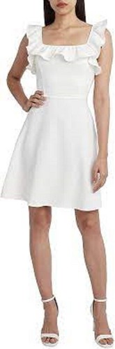 Mini Dress with Ruffle Sleeve 