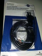 FOOD WASTE DISPOSER INSINKERATOR POWER CORD KIT, NEW, OPEN DAMAGE PACKAGE.