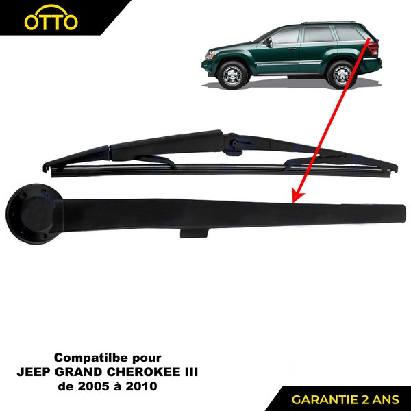 Partsline Hinterwischer Wischerarm Mit Abdeckung FüR Grand Cherokee III 05-10-image