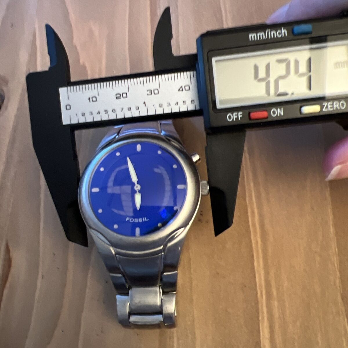 Rare y2k 00s FOSSIL Big Tic JR-8096 Blue Quartz Animated Rare y2k 00s FOSSIL Big Tic JR-8096 Blue Quartz Animated