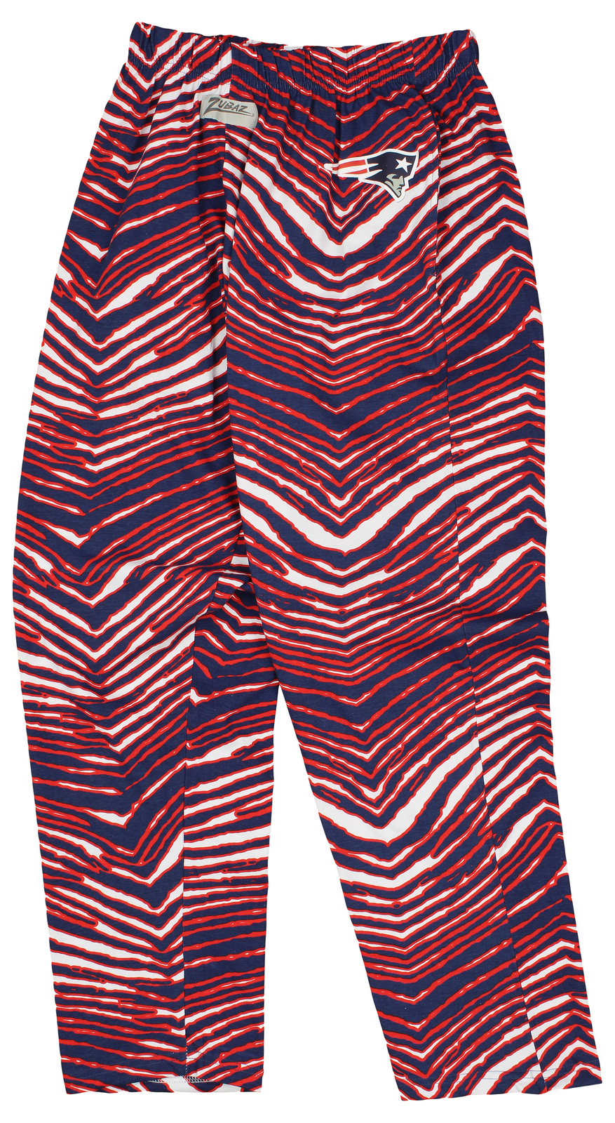 Спортивные брюки Zubaz NFL мужские New England Patriots с логотипом Zebra на левом бедре