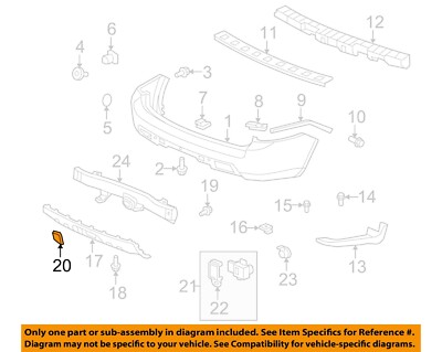 HONDA OEM 12-15 Pilot Bumper Components-Lower Trim Hole Cover 71503SZAA50