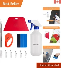 Professional Vehicle Glass Film Installation Set with Spray Bottle - 5 Tools