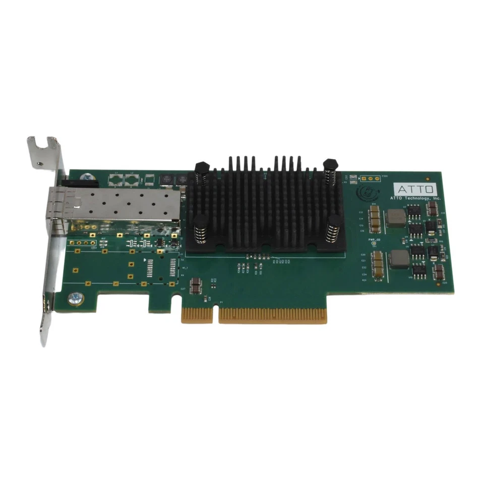 ATTO FF-NS11 FastFrame NS11 1-Port 10GbE SFP+ PCIe 2.0 NIC FFRM-NS11-000 SFF - Image 2 of 4