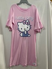 Hello Kitty Pajamas Nightgown Sleepwear Sleep Shirt sizes L,XL NEW