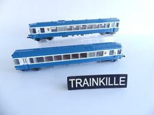 JOUEF AUTOMOTRICE + REMORQUE AUTORAIL TYPE EAD BLEU DEPOT SOTTEVILLE AVEC BLASON