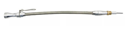 1969-1985 FORD 5.8L CFR Stainless Braided 351W Billet Handle Flex Dipstick