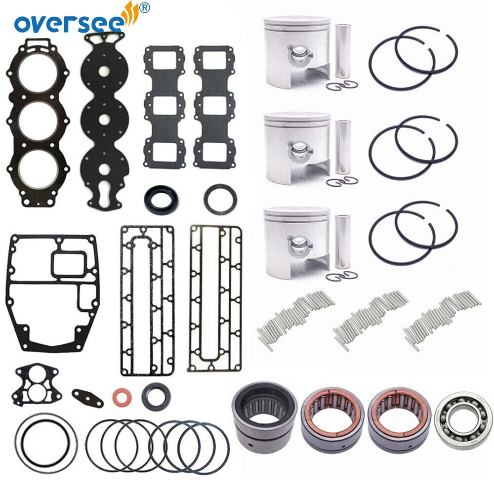 Crankshaft &Power Head Rebuild Kit STD 6H1 For Yamaha 2T 90HP 3