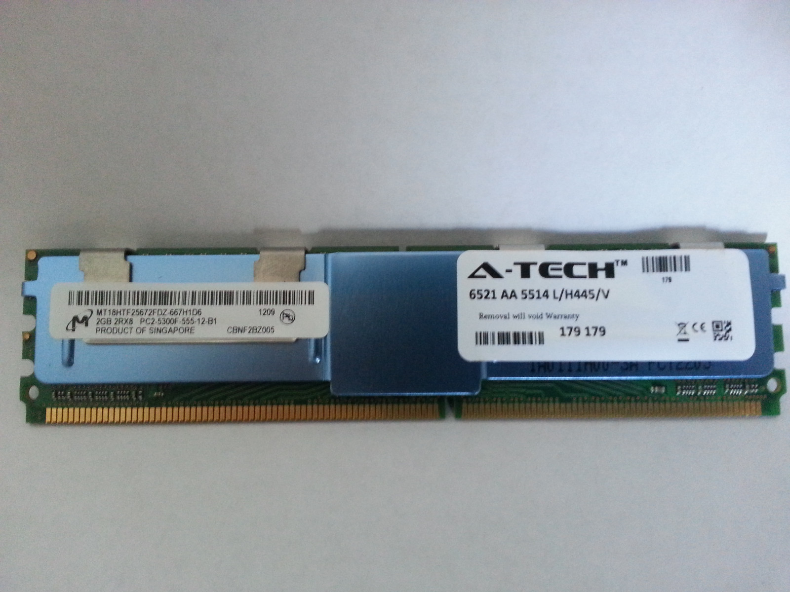 Mémoires RAM DDR2 FB-DIMM SDRAM pour serveur, 8 Go