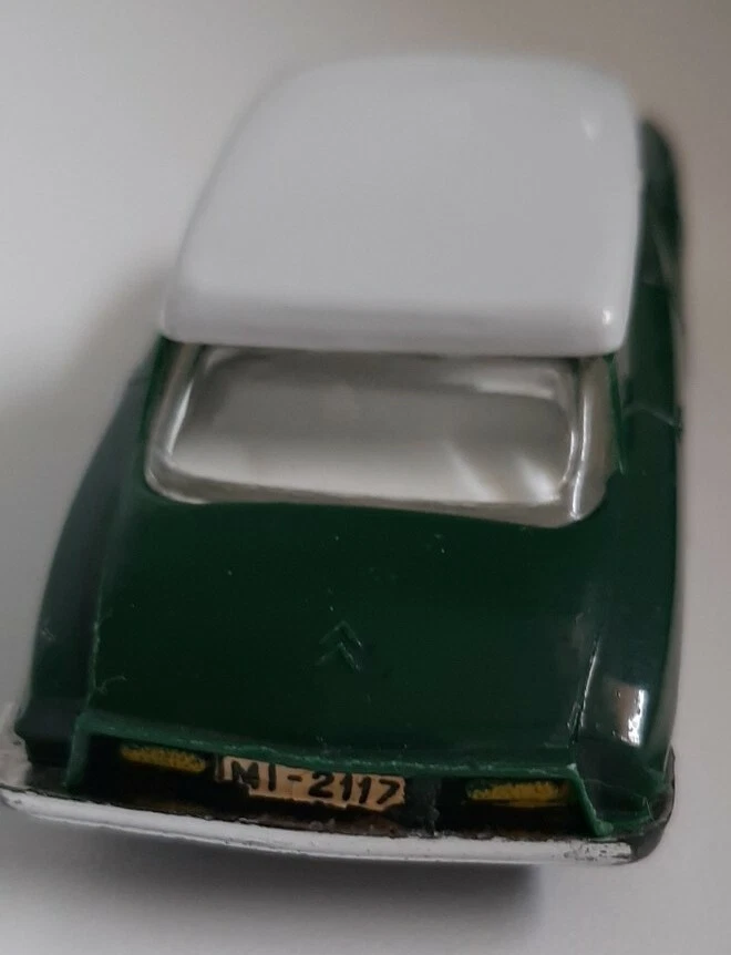 # POLITOYS APS PLAST # CITROËN DS 19 verde/grigio N.31, Scala 1/41, MINT  - Immagine 4 di 4