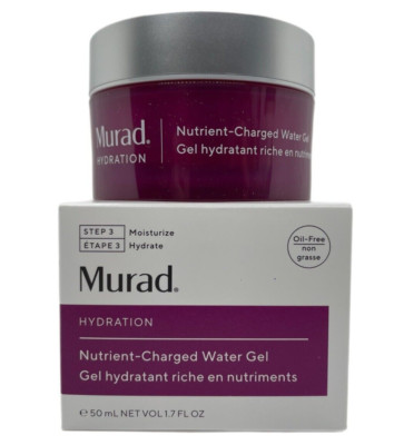 Set Aus 2 Murad Nutrient-Charged Water Gel 1,7 fl oz Neu In Ovp