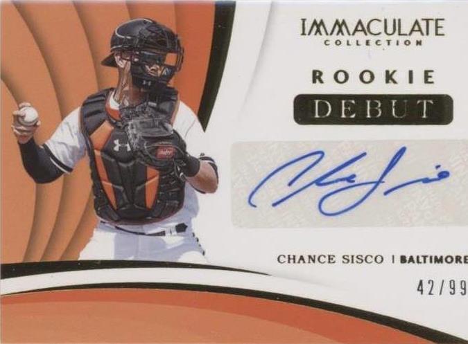2018 Panini Immaculate Collection - Chance Sisco #RDS-CS - 1 of 1