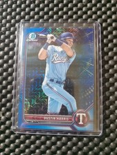 2022 Bowman Chrome - Prospects Dustin Harris #BCP-190 Blue Mojo Refractor...