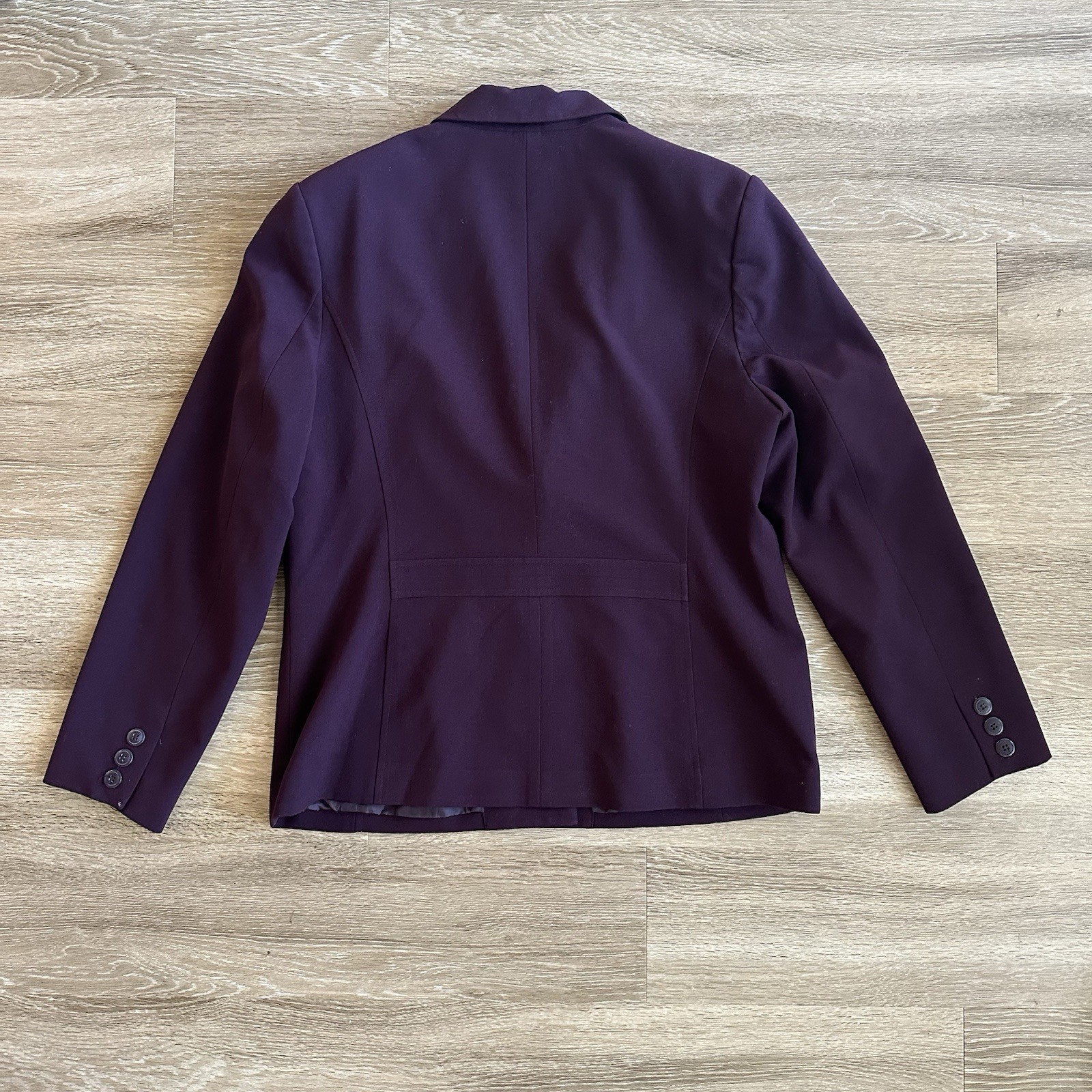 Apostrophe Essentials Blazer Suit Jacket Burgundy… - image 12