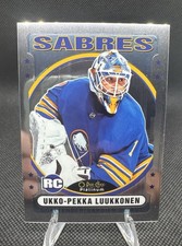UKKO-PEKKA LUUKKONEN Retro Rookie Card 2021-22 OPC Platinum R-82 Buffalo Sabres. rookie card picture