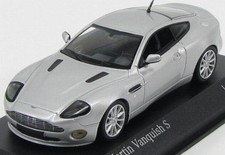 New unopened Aston Martin Vanquish S 2004 Silver 1/43 Minichamps ASTON MARTIN